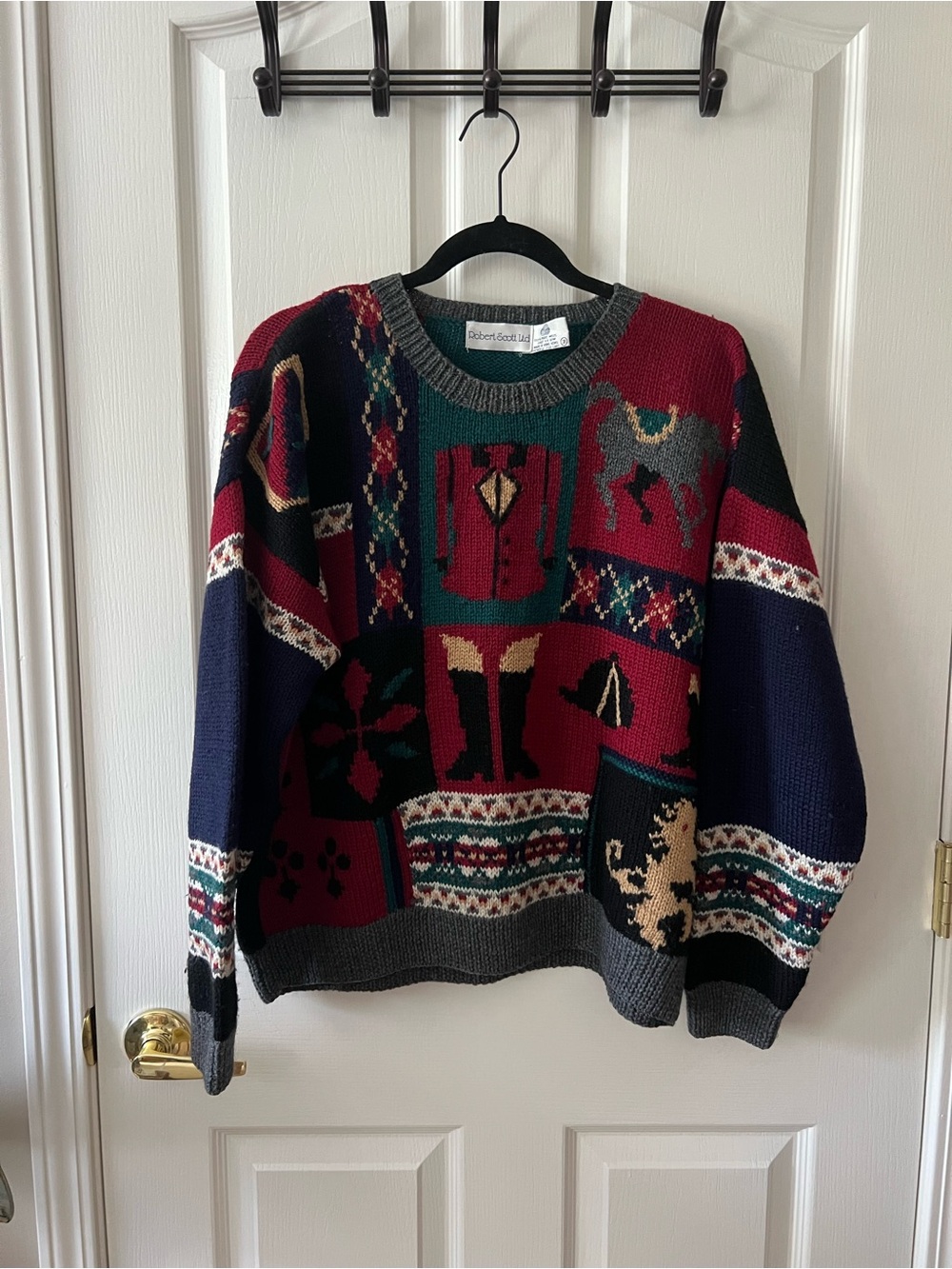 Vintage Robert Scott 100% Wool Sweater